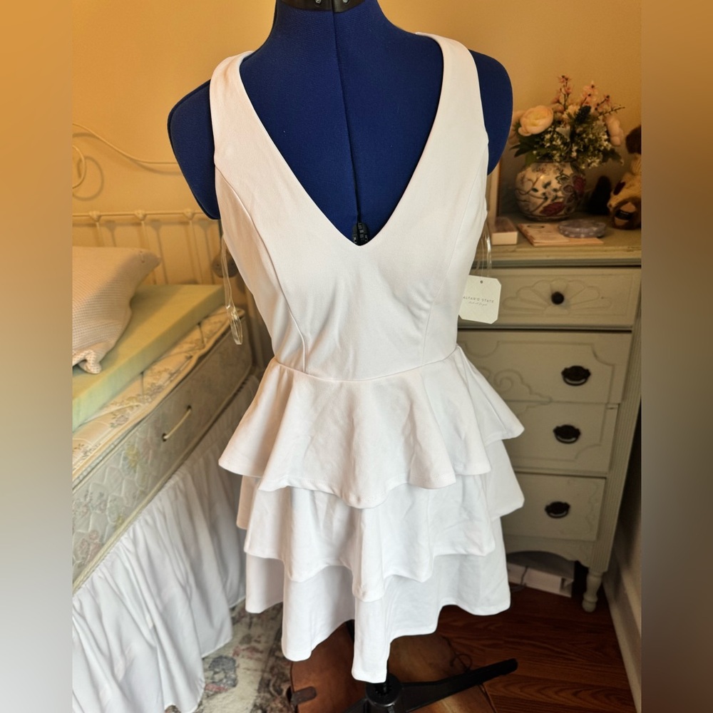 White Altered State dress